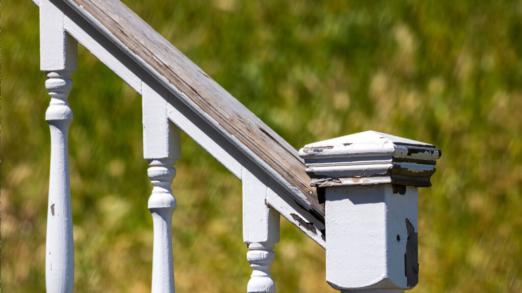 Why Exterior Paint Fails Around Porch Railings and Lower Trim First
