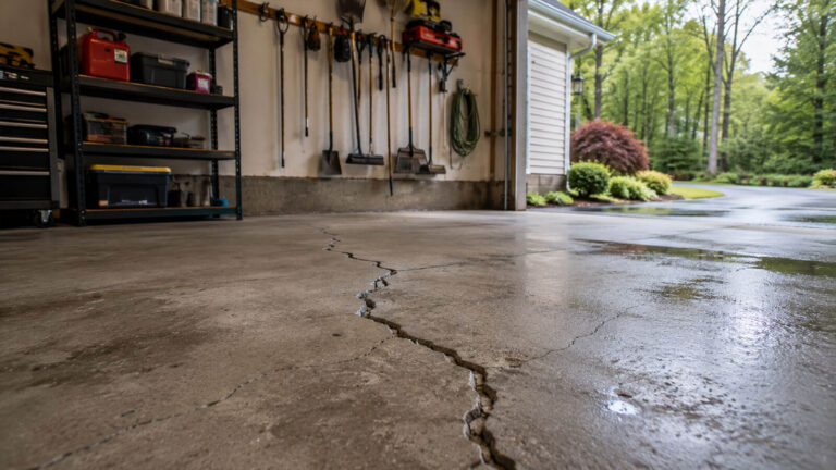 The Garage Floor Crack That Turns Into a Bigger Problem