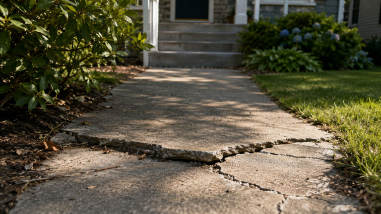 Why That Small Sidewalk Crack Turns Into a Bigger Trip Hazard in Hudson Valley Homes