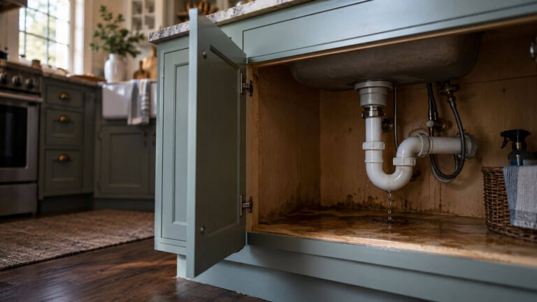 That Little Plumbing Leak Under the Sink Usually Costs More Than You Think