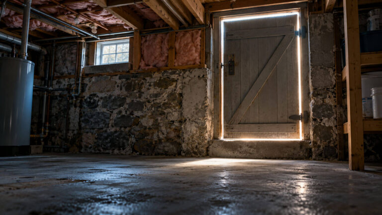 The Basement Door Light Test That Can Reveal an Insulation Problem