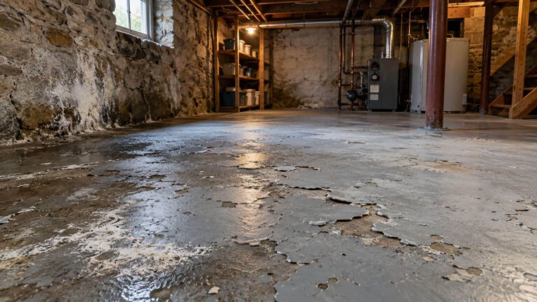 Why Painted Basement Floors Fail Even When the Surface Looks Dry
