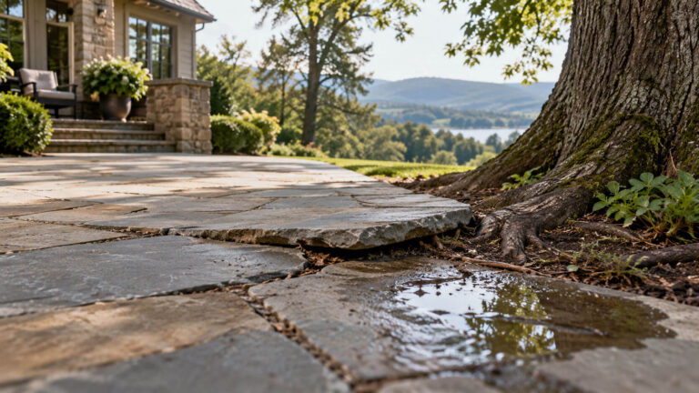 The Tree Root Problem That Can Lift a Sidewalk, Patio, or Driveway Edge